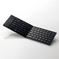 エレコム  ワイヤレスBluetoothキーボード TK-FLP01BK 