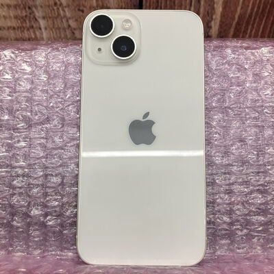 【富士青葉店】中古  【docomo版SIMフリー】Apple iPhone14 6.1インチ 128GB (スターライト) MPUQ3J/A 154870 