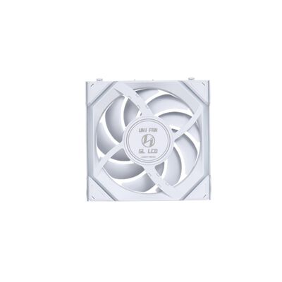 Lian-Li  UNI FAN SL WIRELESS LCD120 REVERSE BLADE WT 3Pack UF-RS-SL120-LCD-WLS-3W (120mm ホワイト 3個パック) 