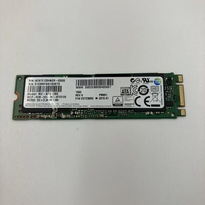 【なんば店】中古  SAMSUNG PM851 MZNTE128HMGR-00000 (M.2 2280 SATA 128GB) 3280022254 