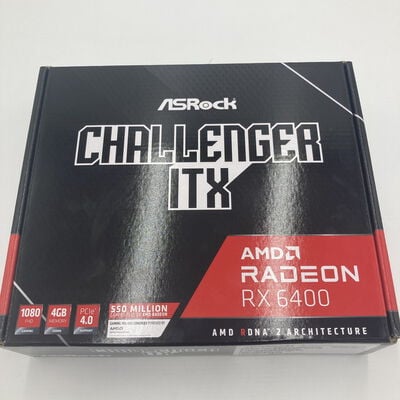 【白山FM松任店】中古  ASRock RX6400 CLI 4G(Radeon RX6400 4GB) 4950000677 