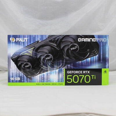 【通販センター】中古  Palit NE7507T019T2-GB2031Y(RTX5070Ti GamingPro V1 3480034864 