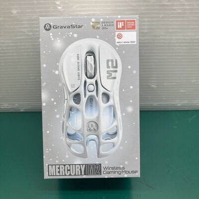 【浦添城間店(沖縄)】中古  GravaStar MERCURY M2 ワイヤレス ゲーミングマウス 白 4780001694 