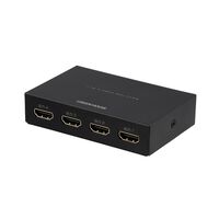 グリーンハウス  GH-HSPH4-BK (HDMIスプリッター AC給電 Input1+Output4ポート) 