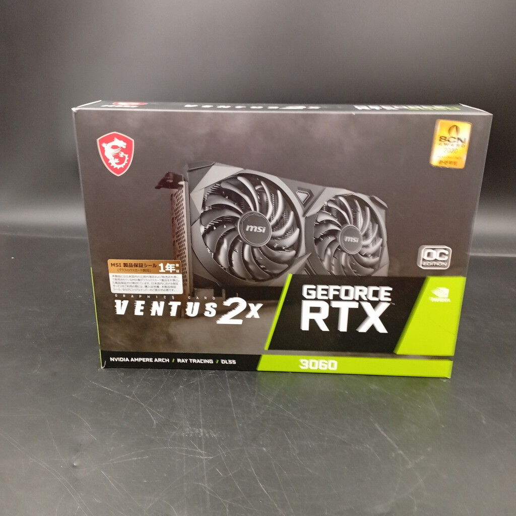 中古 MSI GeForce RTX 3060 VENTUS 2X 12G OC (RTX3060 12GB) 144777