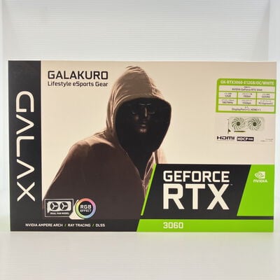 【秋葉原本店】中古  玄人志向 GK-RTX3060-E12GB/OC/WHITE (RTX3060 12GB) 144780 