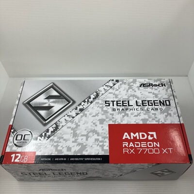 【秋葉原本店】中古  ASRock RX7700XT SL 12GO RX7700XT Steel Legend OC (RX7700XT 12G) 162741 