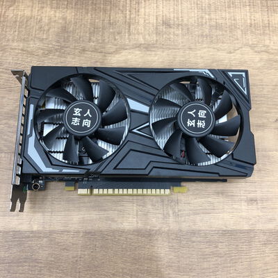 【宇都宮鶴田店】中古  玄人志向 GF-GTX1650-E4GB/OC/DF (GTX1650 4G GDR5) 139577 