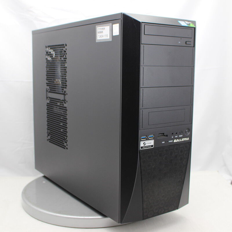 【中古デスクトップPC】ドスパラ〈GALLERIA XA7R-R70S〉Ryzen 7/SSD512GB/メモリ16GB/GTX 1660 Ti ⑤ GALLERIA XA9R-R57-B 7900搭載 台数限定モデル（XA9R-R57-B）23121
