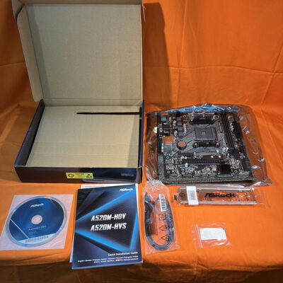 【なんば店】中古  ASRock A520M-HDV (A520 AM4 mATX DDR4) 143667 