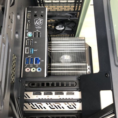 【津ラッツ店】中古  自作PC(i5 12400/32GB/SSD1TB/RX7700XT/W11P) 4990001736 