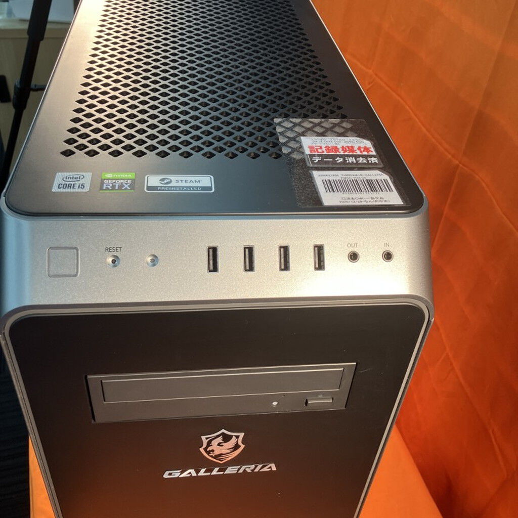 中古 THIRDWAVE GALLERIA RM5C-R36 (i5 10400/16GB/SSD512GB/RTX3060