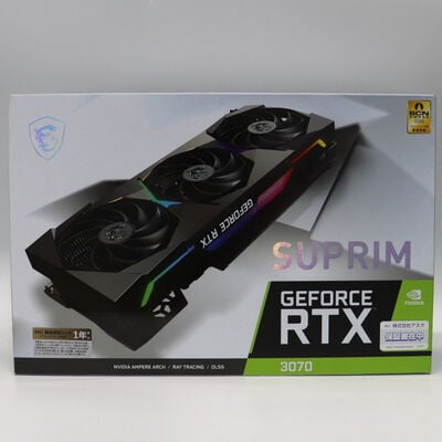 【札幌店】中古  MSI GeForce RTX 3070 SUPRIM X 8G(RTX3070 8G) 3210014787 
