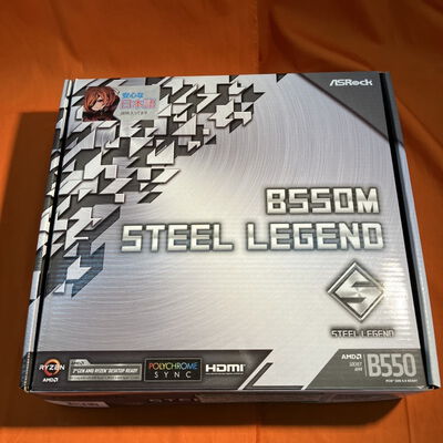 【なんば店】中古  ASRock B550M Steel Legend (B550 AM4 mATX DDR4) 142939 
