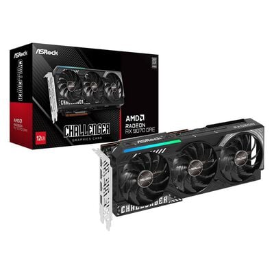 ASRock  AMD Radeon RX 9070 GRE Challenger 12GB (RX9070GRE CL 12G) 