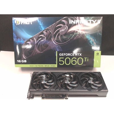 【前橋ｲﾝﾀｰｱｶﾏﾙ店】中古  Palit NE7506T019T1-GB2061S(RTX5060Ti Infinity3 16G) 178241 