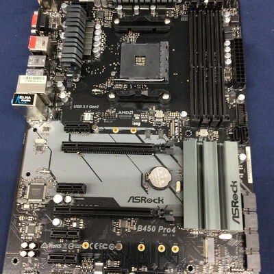 【川崎店】中古  ASRock B450 Pro4 (B450 AM4 ATX DDR4) 137906 