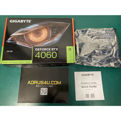 【富山本郷店】中古  GIGABYTE GV-N4060D6-8GD (RTX4060 8G) 175571 