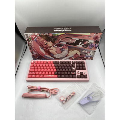 【座間相武台】中古  VSPO！GEAR GAMING  KEYBOARD [橘 ひなの EDITION] 4510002726 
