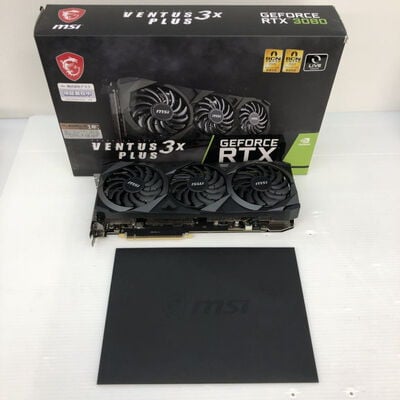 【徳島住吉店】中古  MSI GeForce RTX 3080 VENTUS 3X PLUS 12G OC LHR（RTX3080 12GB） 3480039685 