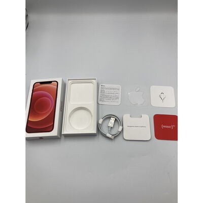 【水戸赤塚店】中古  Apple iPhone12 6.1インチ 128GB (PRODUCT)RED 国内版SIMロックフリー MGHW3J/A 143745 