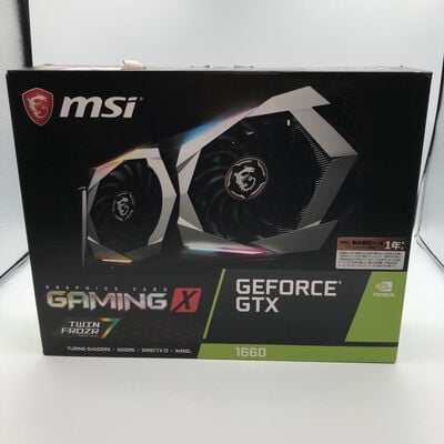 【甲府飯田店】中古  MSI GeForce GTX 1660 GAMING X 6G (GTX1660 6G GDR5) 139182 