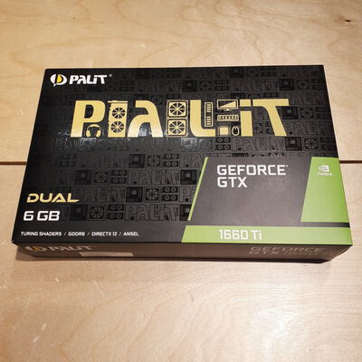 【鹿児島店】中古  Palit NE6166T018J9-1160C(GTX1660Ti Dual 6G) 192413 