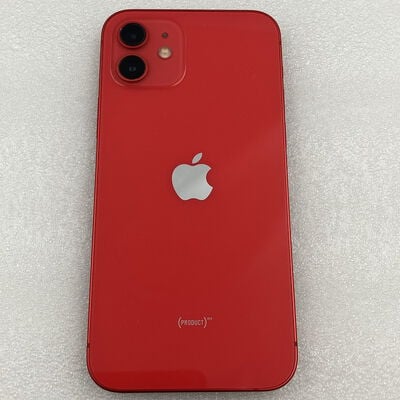 【新潟店】中古  【UQ】Apple iPhone12 6.1インチ 128GB (PRODUCT)RED MGHW3J/A 3290006804 