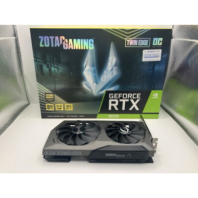 【仙台店】中古  ZOTAC GAMING GeForce RTX 3070 Twin Edge OC ZT-A30700H-10P (RTX3070 8G) 143904 