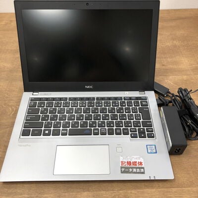 【宮崎恒久店】中古  NEC VersaPro VB-4 PC-VKM17BEGHC84ZAWRC(Intel Core i5 8350U/8GB/SSD256GB/なし/オンボード/12.5/1366x768/Wi-Fi/WEBCAM/W11H64 MAR) 178408 