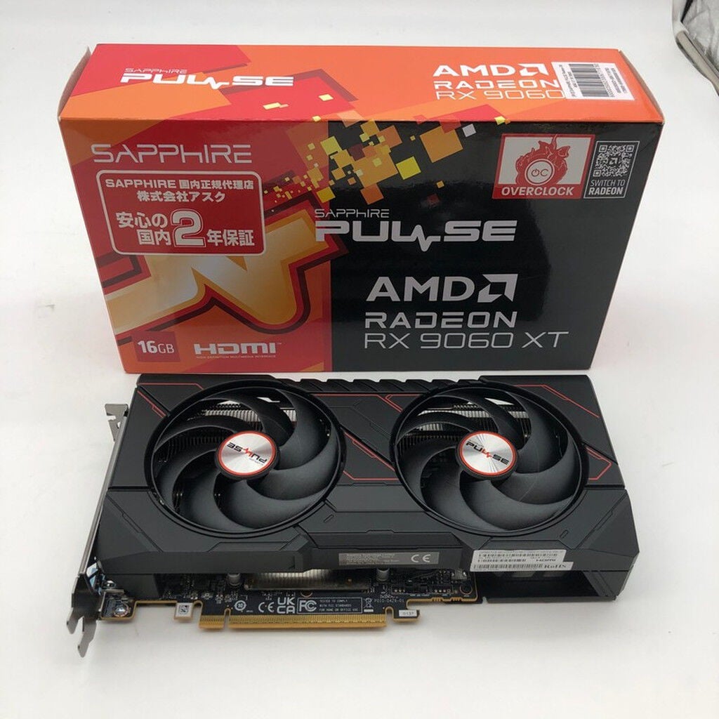 中古 SAPPHIRE PULSE Radeon RX 9060 XT GAMING OC 16GB (RX9060XT 16G