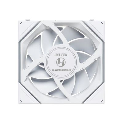 Lian-Li  UNI FAN TL 120 LCD WIRELESS WT 3Pack UF-TL120-LCD-WLS-3W (120mm ホワイト 3個パック) 