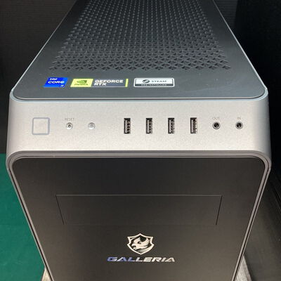 【広島店】中古  GALLERIA XA7C-R47T (Core i7-13700F/32GB/SSD2TB/光学ドライブなし/RTX4070Ti　12GB/WIFIなし/W11H) 3320005002 