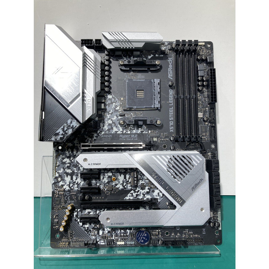 中古 ASRock X570 Steel Legend (X570 AM4 ATX DDR4) 140058