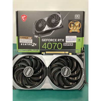 【富山本郷店】中古  MSI GeForce RTX 4070 SUPER 12G VENTUS 2X OC/NV (RTX4070 SUPER 12GB) 163397 