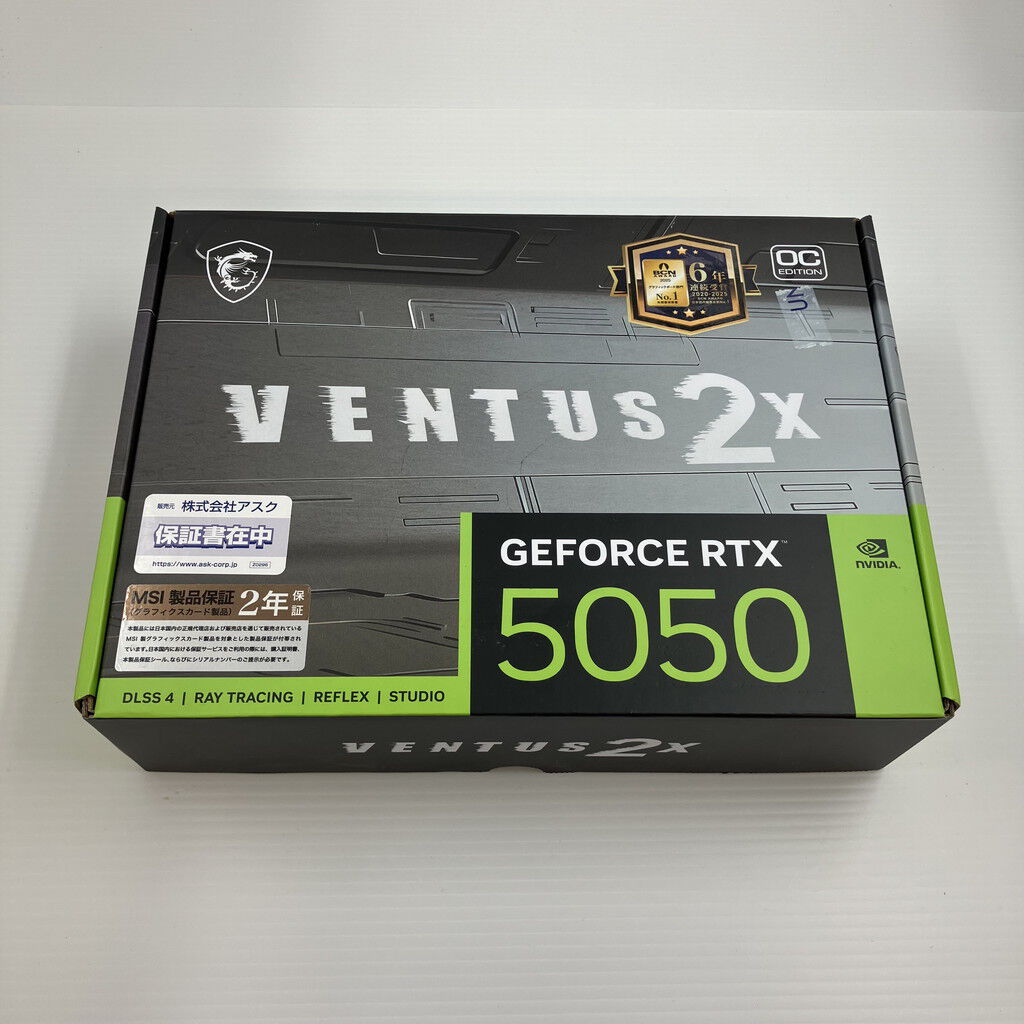 中古 MSI GeForce RTX 5050 8G VENTUS 2X OC (RTX5050 8GB) 183163