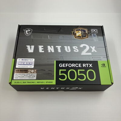 【秋葉原本店】中古  MSI GeForce RTX 5050 8G VENTUS 2X OC (RTX5050 8GB) 183163 