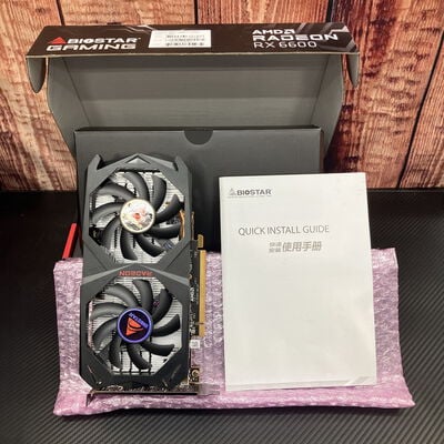 【富士青葉店】中古  BIOSTAR Radeon RX6600 VA6606RM81 (8GB PCIE) 5070002111 