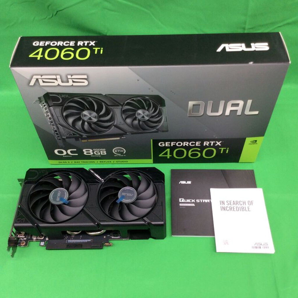 中古 ASUS DUAL-RTX4060TI-O8G-EVO (RTX4060Ti 8G) 175545 （324895