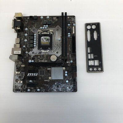 【徳島住吉店】中古  MSI H110M-S03(H110 1151 mATX DDR4) 5230000642 