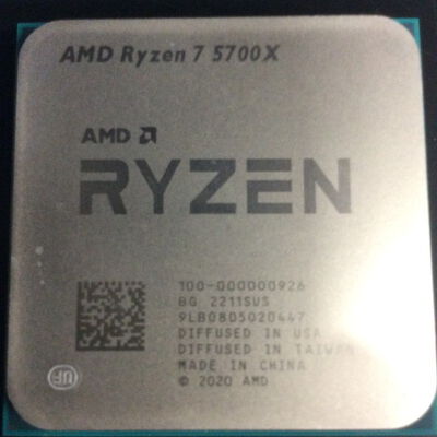 【座間相武台】中古  AMD Ryzen 7 5700X (AM4/3.4GHz/36M/C8/T16/65W) 150182 