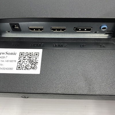 【盛岡都南店】中古  Viewsonic VX2428-7 (23.8"W 2H1DP 0.5ms IPS 180Hz) 4580001948 