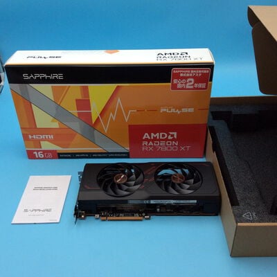 【秋葉原本店】中古  SAPPHIRE 11330-02-20G PULSE RX7800XT GAMING (RX7800XT 16GB) 162728 