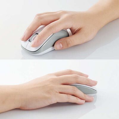 エレコム  M-BY10BRSKWH (抗菌 Bluetooth5.0 静音IRマウス Sサイズ ホワイト) 