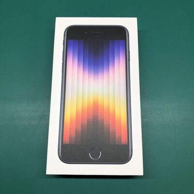 【津ラッツ店】中古  【au版SIMフリー】Apple iPhoneSE 4.7インチ (第3世代) 64GB (ミッドナイト) MMYC3J/A 154842 