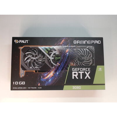 【前橋ｲﾝﾀｰｱｶﾏﾙ店】中古  Palit GeForce RTX 3080 GamingPro NED3080019IA-132AA (RTX3080 10G) 143515 