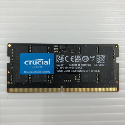 【秋葉原本店】中古  PC5-48000 16GB ノート用(DDR5-6000) 177976 