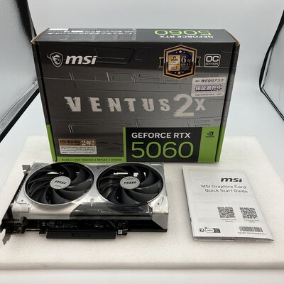 【新潟店】中古  MSI GeForce RTX5060 8G VENTUS 2X OC 3290007458 
