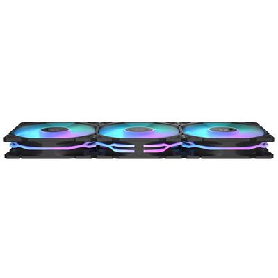 ASUS  TUF Gaming TR120 ARGB Fan - Triple Pack ブラック (TUF GAMING TR120 FAN ARGB BLACK 3IN1) 