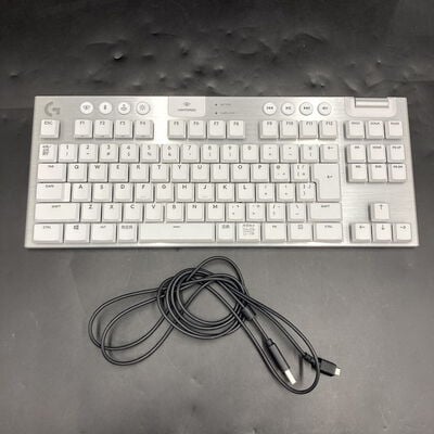 【熊本浜線店】中古  ﾛｼﾞｸｰﾙ G913-TKL-TCWH (無線RGBｹﾞｰﾐﾝｸﾞｷｰﾎﾞｰﾄﾞ) 190949 